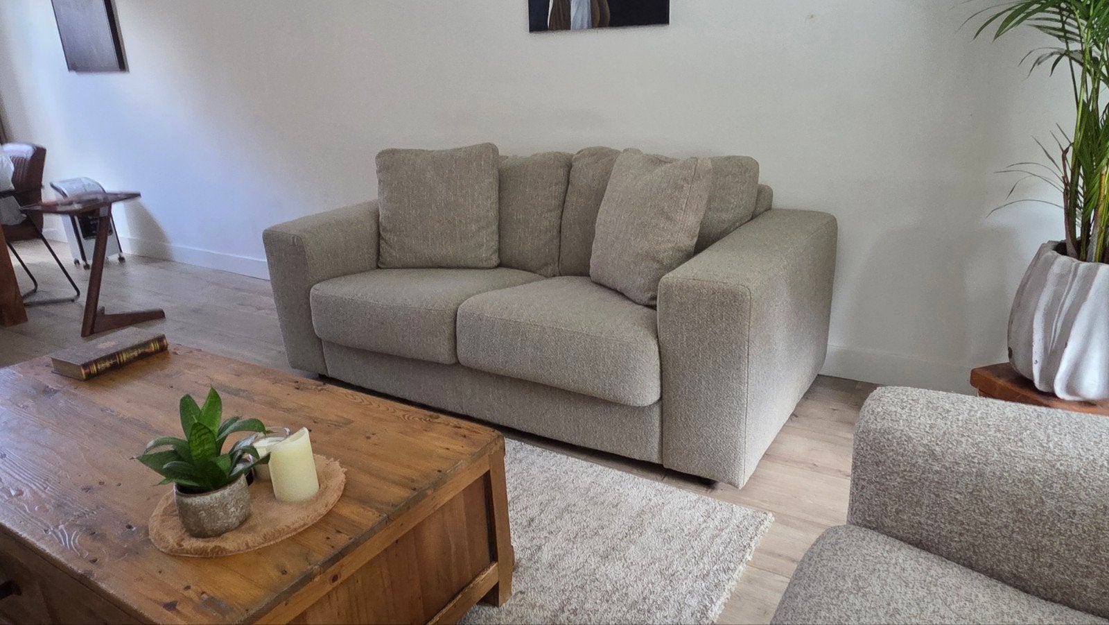 2 persoons bankstel. nieuw, Huis en Inrichting, Ophalen, Nieuw, Stof, Klassiek