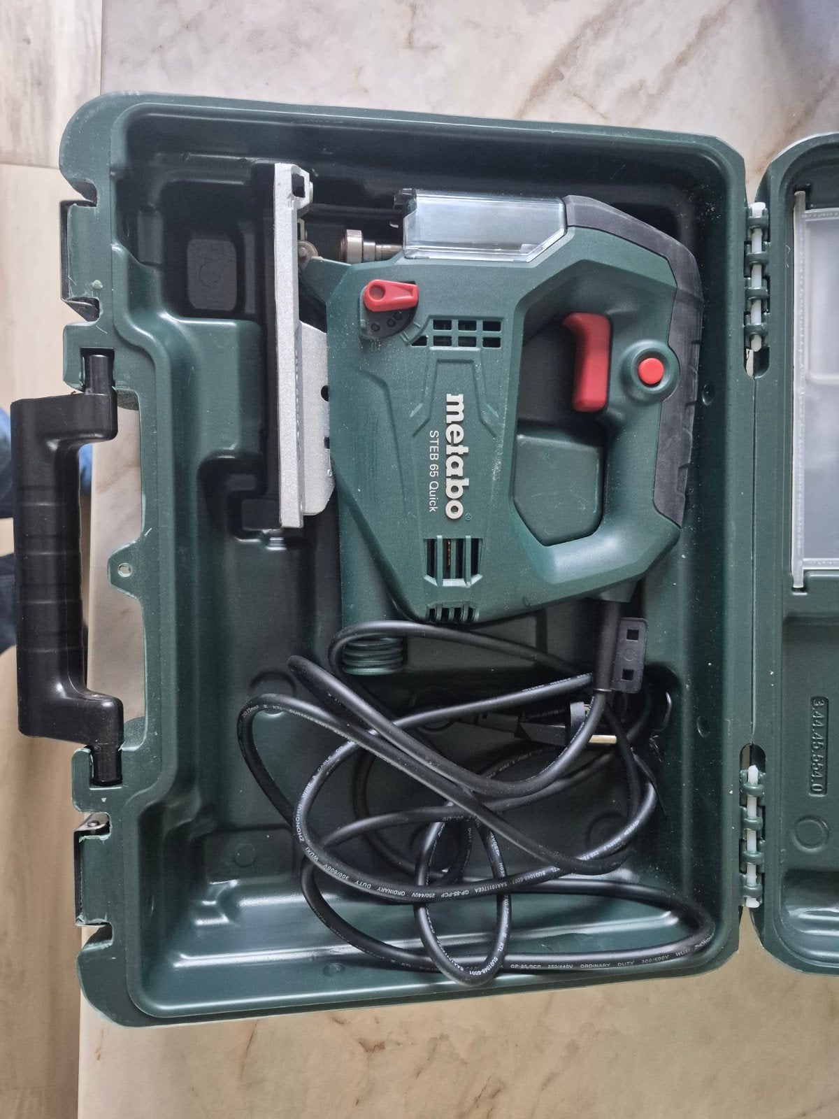 Metabo STEB 65 Quick Decoupeerzaag, Ophalen, Minder dan 30 mm, Decoupeerzaag, Zo goed als nieuw