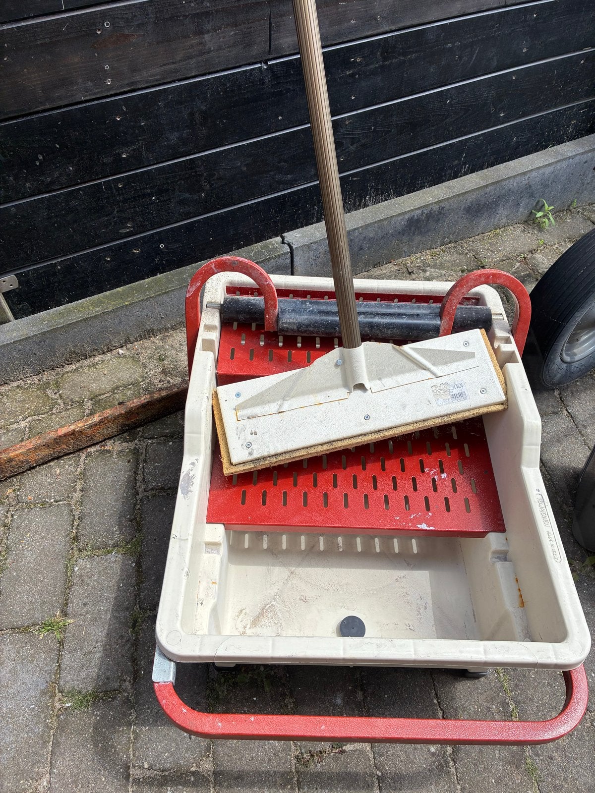 Raimondi Pedalo tegelwasemmer met spons, Ophalen, Gebruikt