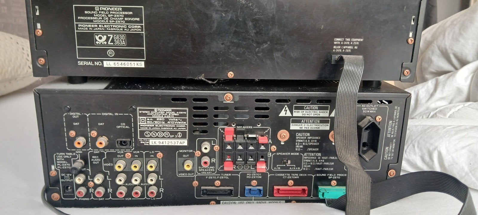 Pioneer Versterker A-Z570 met Equalizer - 410 Watt, Audio, Tv en Foto, Versterkers en Receivers, Gebruikt, Ophalen of Verzenden