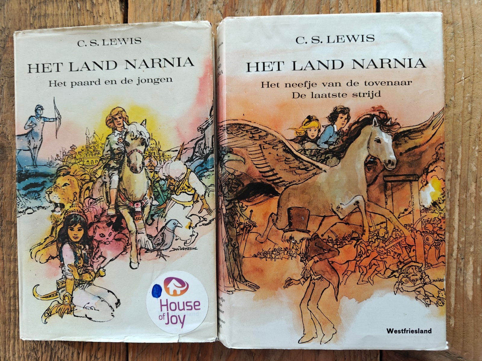 2 Retro kinderboeken van C.S Lewis., Boeken, Ophalen of Verzenden