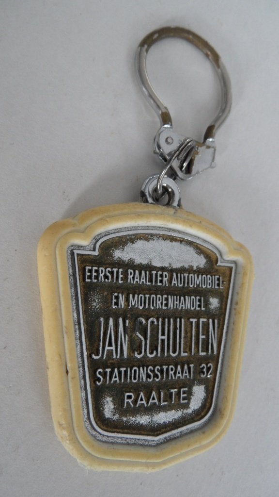 Garage Jan Scholten Raalte sleutelhanger,, Verzenden, Gebruikt, Auto's