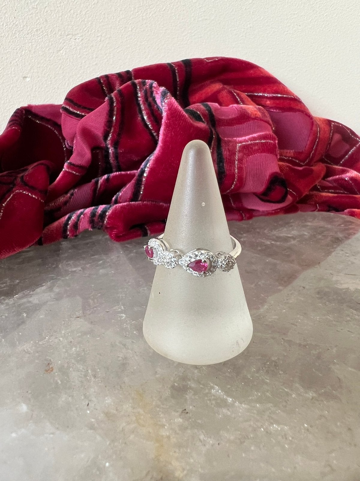 Topaas zilver 925 liefde geluk passie energie power, Sieraden, Tassen en Uiterlijk, Magnolia11, Nieuw, Ophalen of Verzenden, 17 tot 18