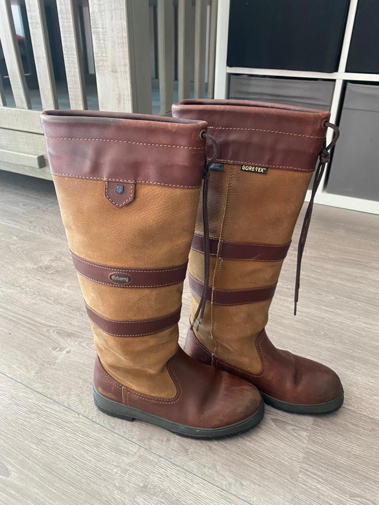 Dubarry outdoor laarzen maat 37, Kleding | Dames, Schoenen, Ophalen, Hoge laarzen, Bruin, Zo goed als nieuw