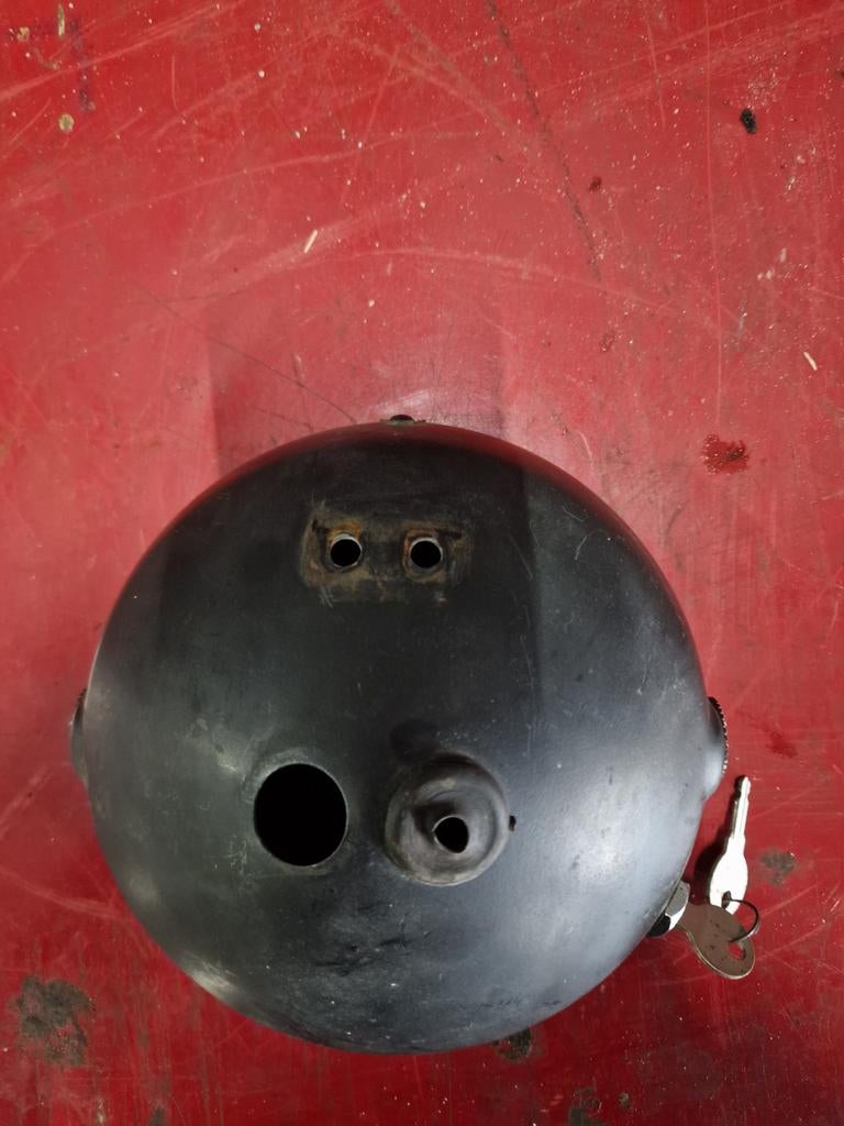Kreidler Ronde koplamp achterkant in mooie staat., Ophalen of Verzenden, Koplamp