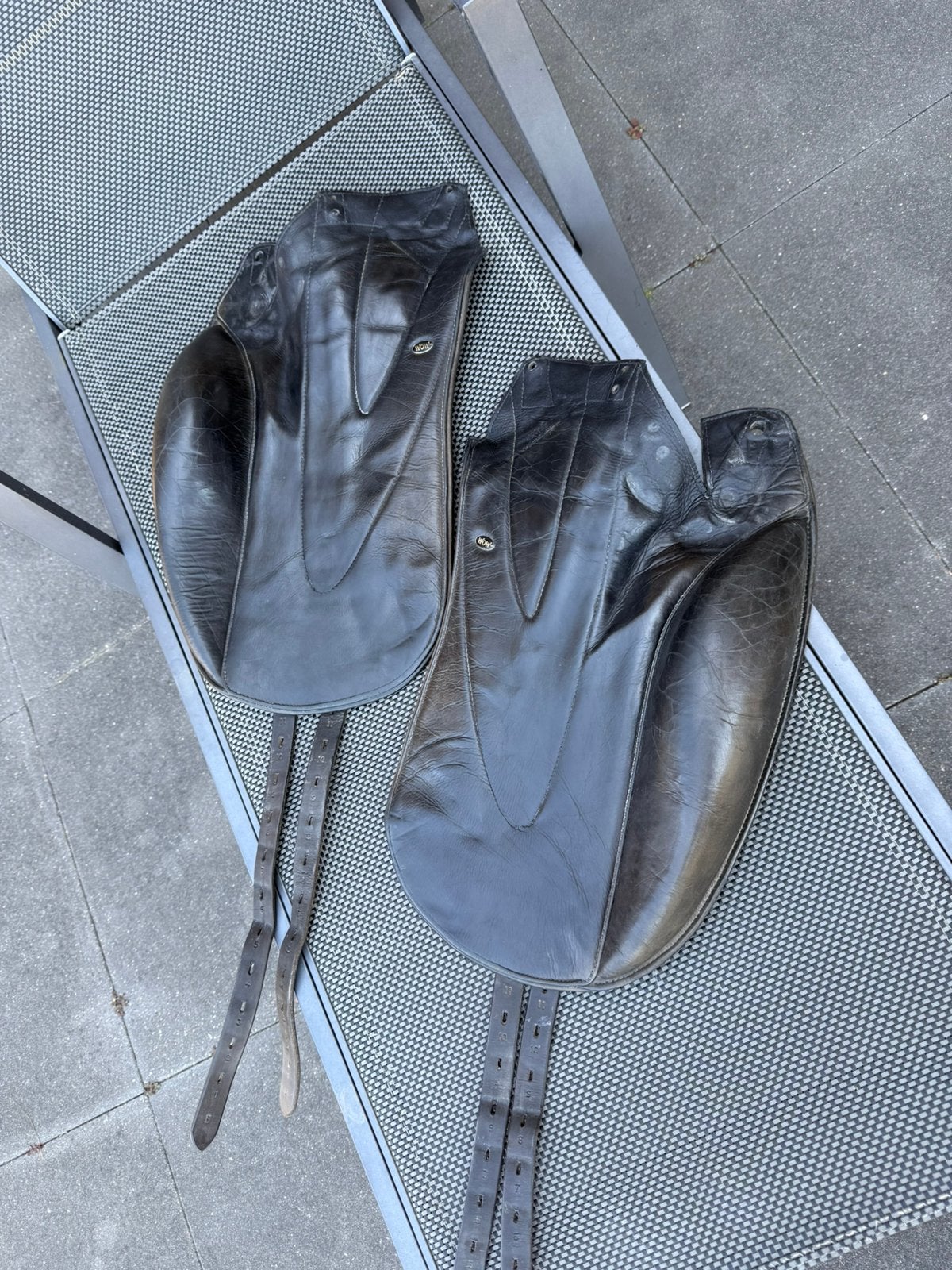 WoW dressuur flaps high fixed blocks zwart, Ophalen of Verzenden, Zo goed als nieuw, Dressuur