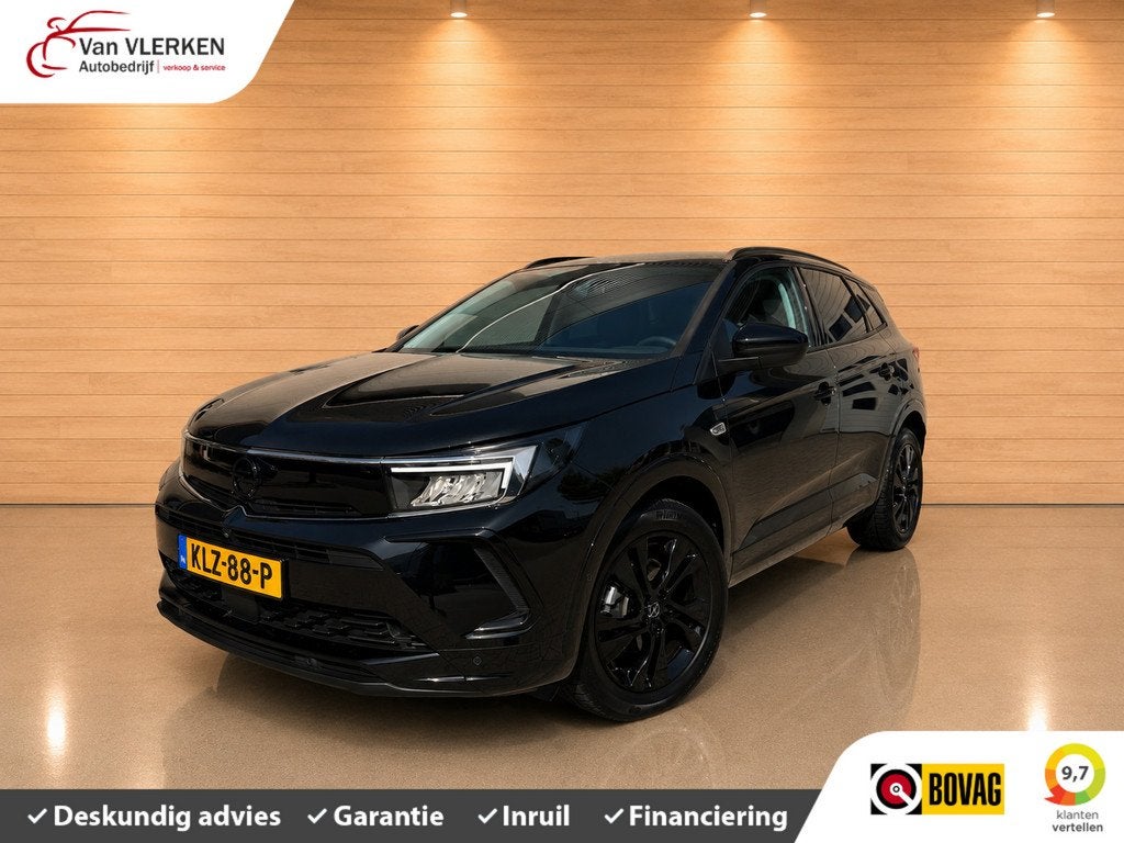 Opel Grandland 1.2 Turbo, Auto's, Opel, Gebruikt, 1199 cc, Met garantie (alle), Leder en Stof