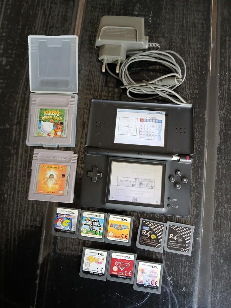 Ds lite, Spelcomputers en Games, Spelcomputers | Nintendo DS, Zwart, Ophalen of Verzenden, DS Lite, Gebruikt