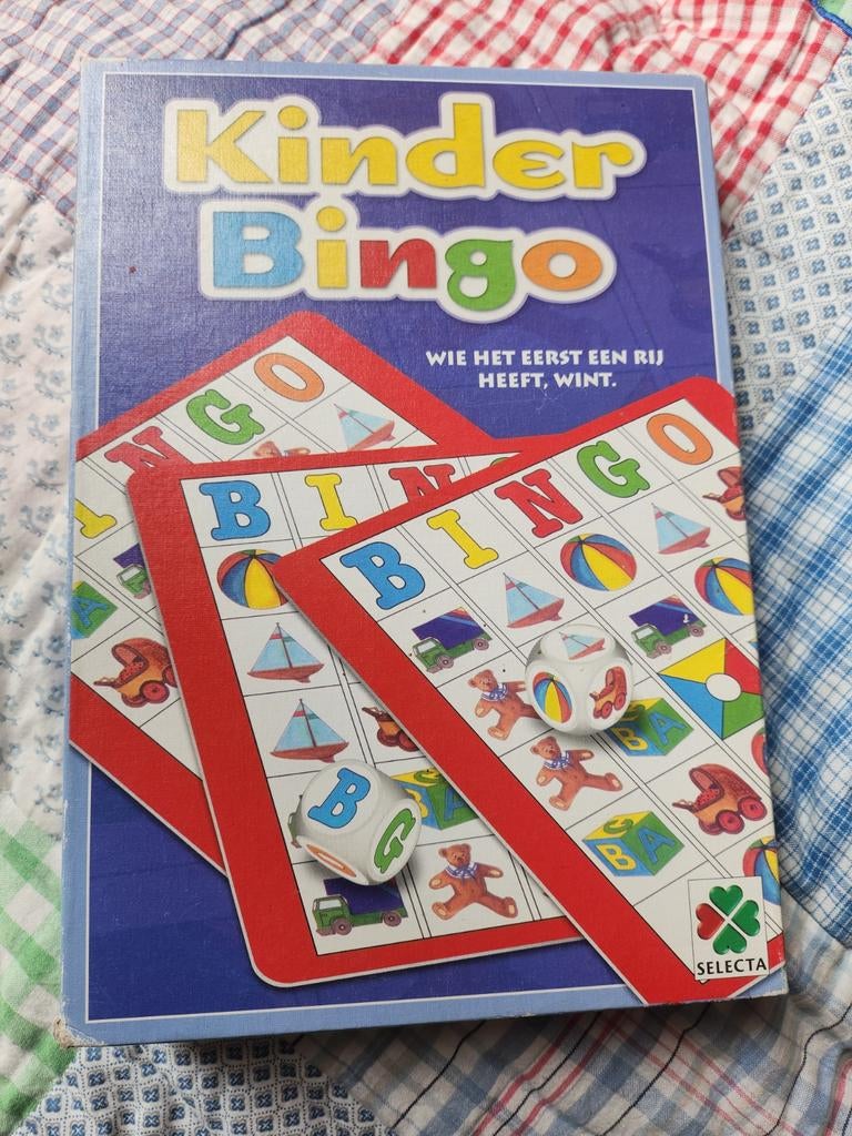 Kinder Bingo - Leuk en educatief spel voor jonge kinderen, Vijf spelers of meer, Ophalen of Verzenden, Gebruikt, SELECTA