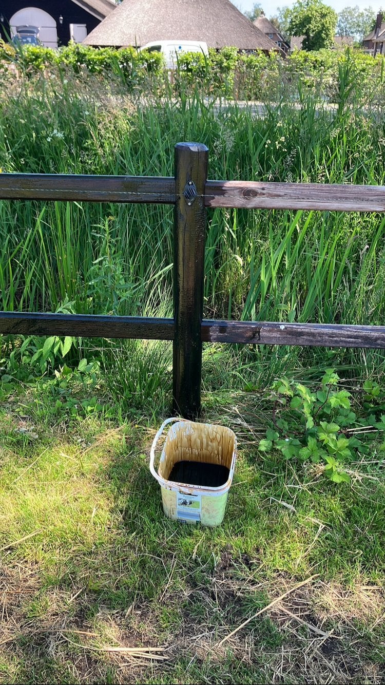 Zwarte Teer  & Bruine Carboleum, 20 liter of meer, Ophalen, Nieuw, Zwart