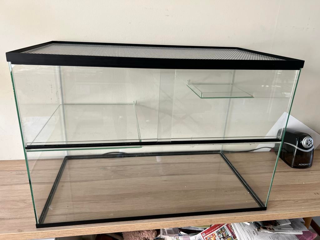 Hamster terrarium/hok met toebehoren, Minder dan 75 cm, Zo goed als nieuw, Ophalen, Minder dan 60 cm