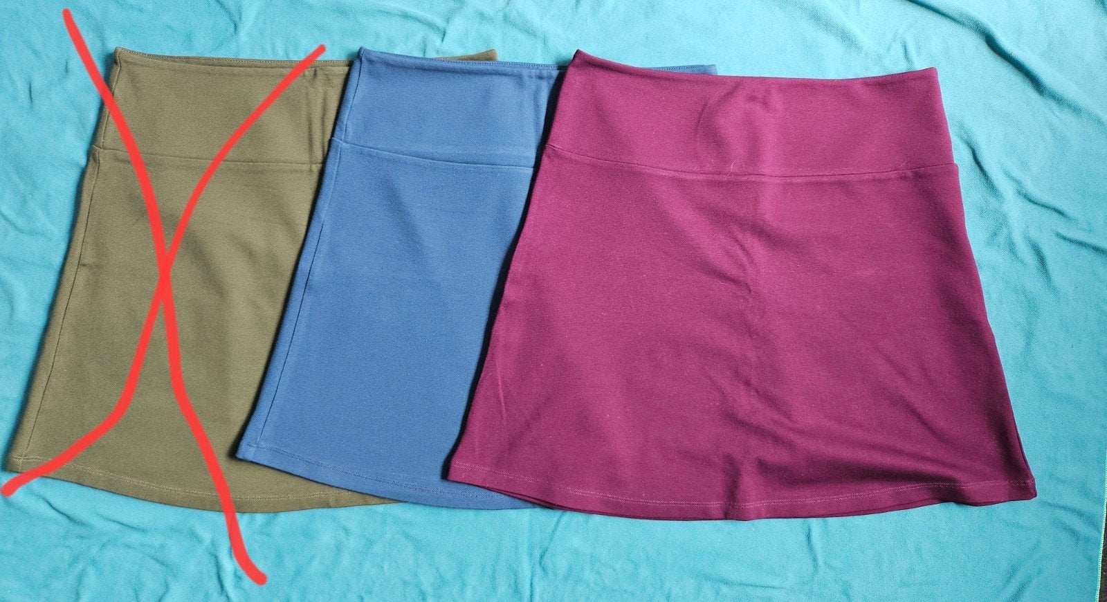 King Louie rokjes M, Ophalen of Verzenden, Zo goed als nieuw, Blauw, Boven de knie