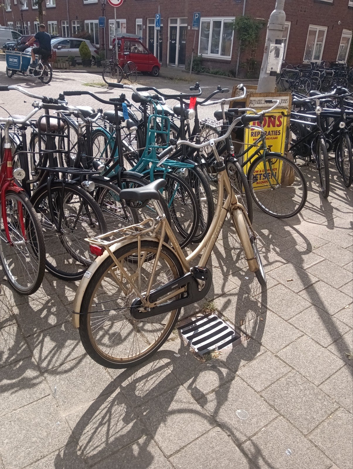 Damesfiets Batavus 28 inch 55 cm frame 7 versn & handrem, Ophalen, Versnellingen, Batavus, 53 tot 56 cm