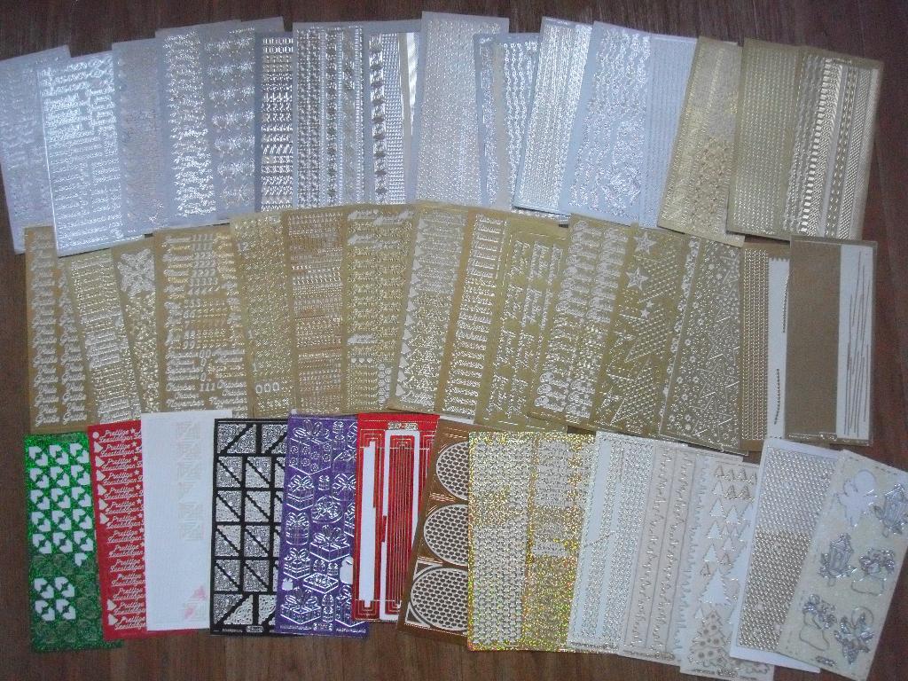 50 aangebroken stickervellen -1, Ophalen of Verzenden, Gebruikt, Overige thema's, Overige typen