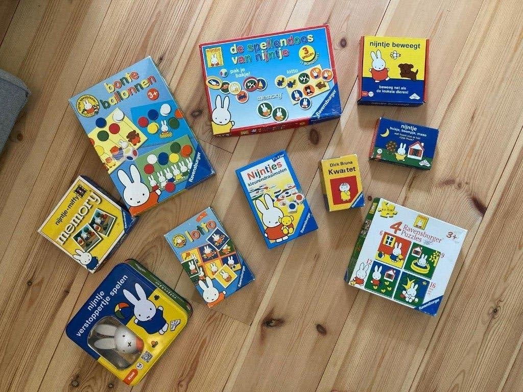 Groot Nijntje spelletjes pakket 1-5 jaar, compleet!, Kinderen en Baby's, Speelgoed | Educatief en Creatief, Ophalen of Verzenden
