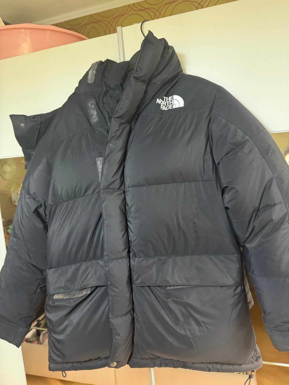 The North Face Puffer Jas - Zwart, Maat M, Kleding | Heren, Ophalen, Zo goed als nieuw, Maat 48/50 (M), Zwart