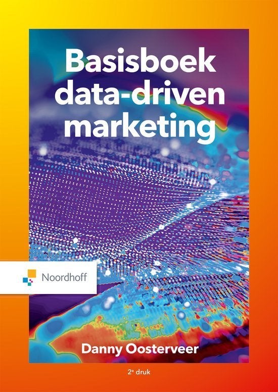 Basisboek data driven marketing, Ophalen of Verzenden, Zo goed als nieuw, Economie en Marketing
