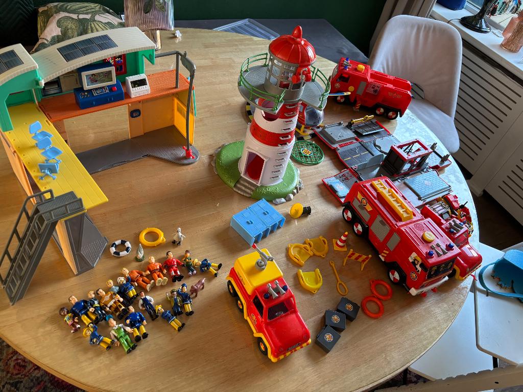 Brandweerman Sam van alles, Kinderen en Baby's, Speelgoed | Actiefiguren, Ophalen, Gebruikt