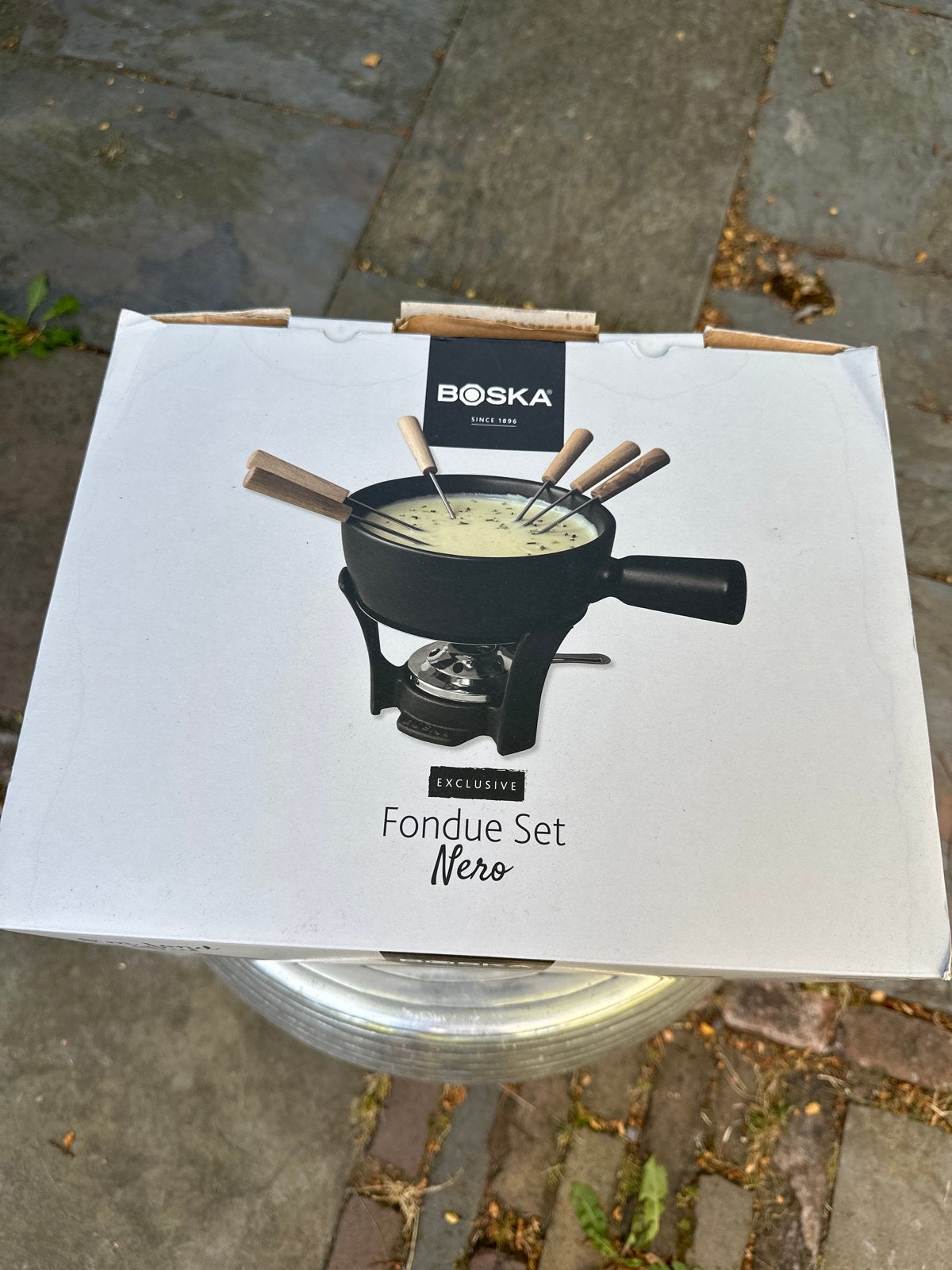 Boska Fondue Set Nero - Nieuw in doos, Ophalen of Verzenden, Zo goed als nieuw, Brander, Fondueset