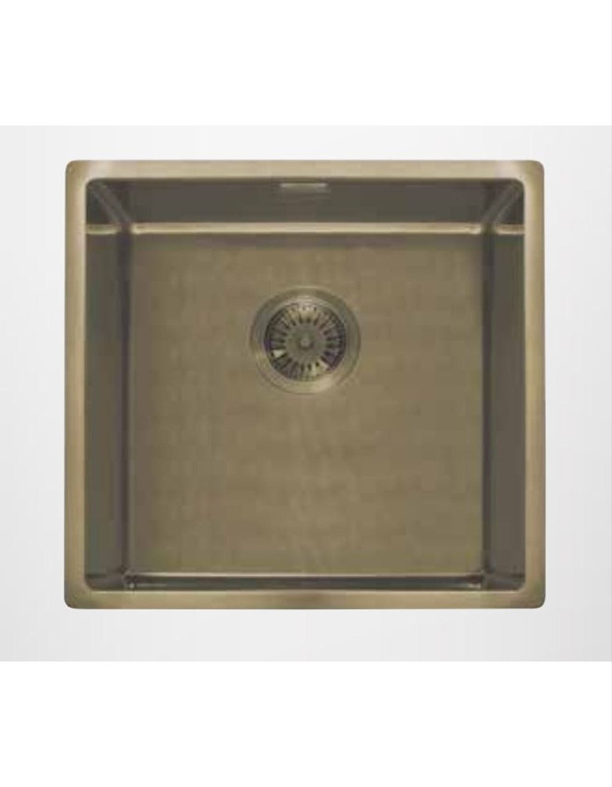 Lanesto Urban Patinated Brass spoelbak 50x40 Nieuw !, Huis en Inrichting, Ophalen, Overige typen, Goud, Nieuw