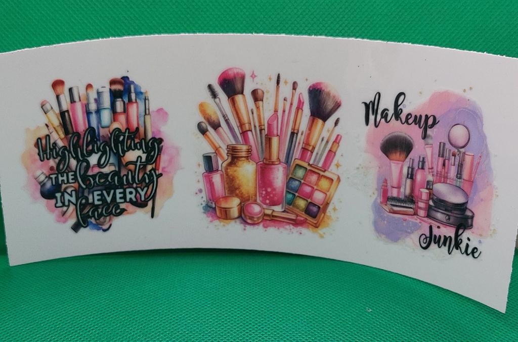DTF cup wrap transfers Make-up, Ophalen of Verzenden, Nieuw, Sticker