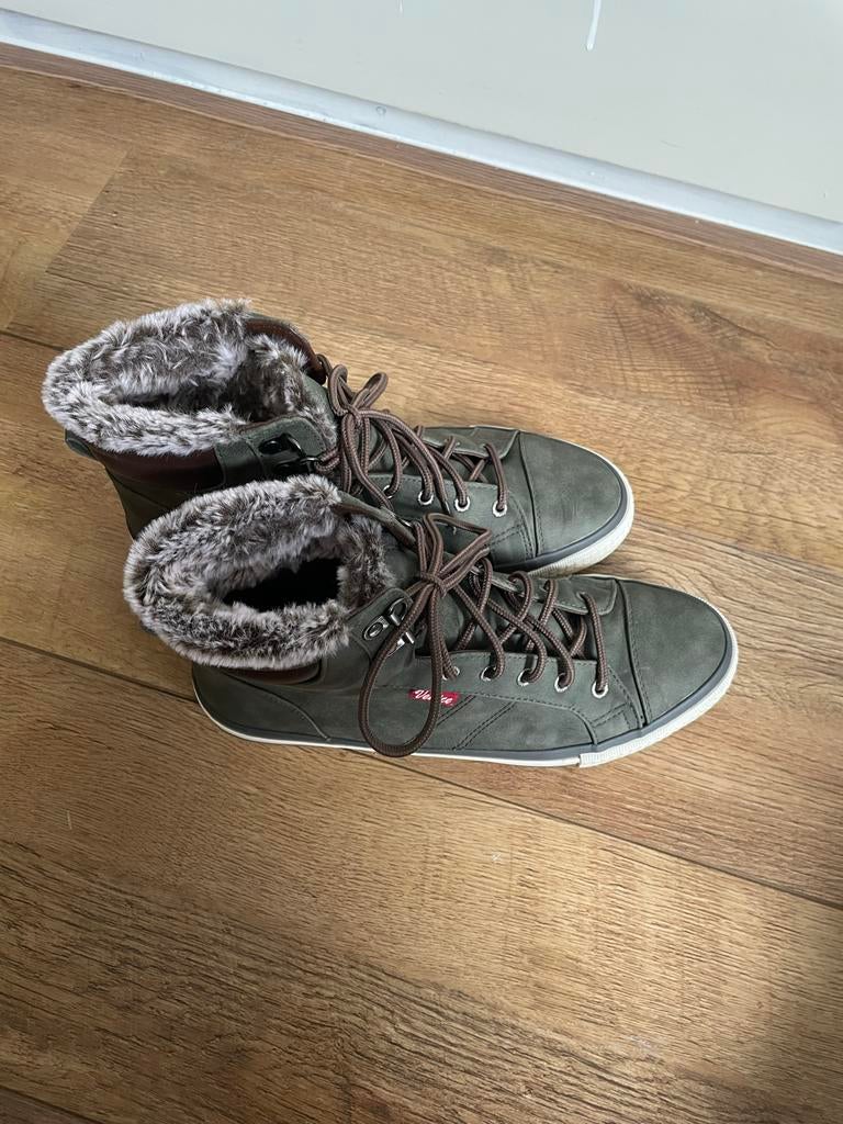 Venice gevoerde sneakers - Maat 42, Kleding | Dames, Schoenen, Ophalen of Verzenden, Zo goed als nieuw, Groen, Sneakers of Gympen