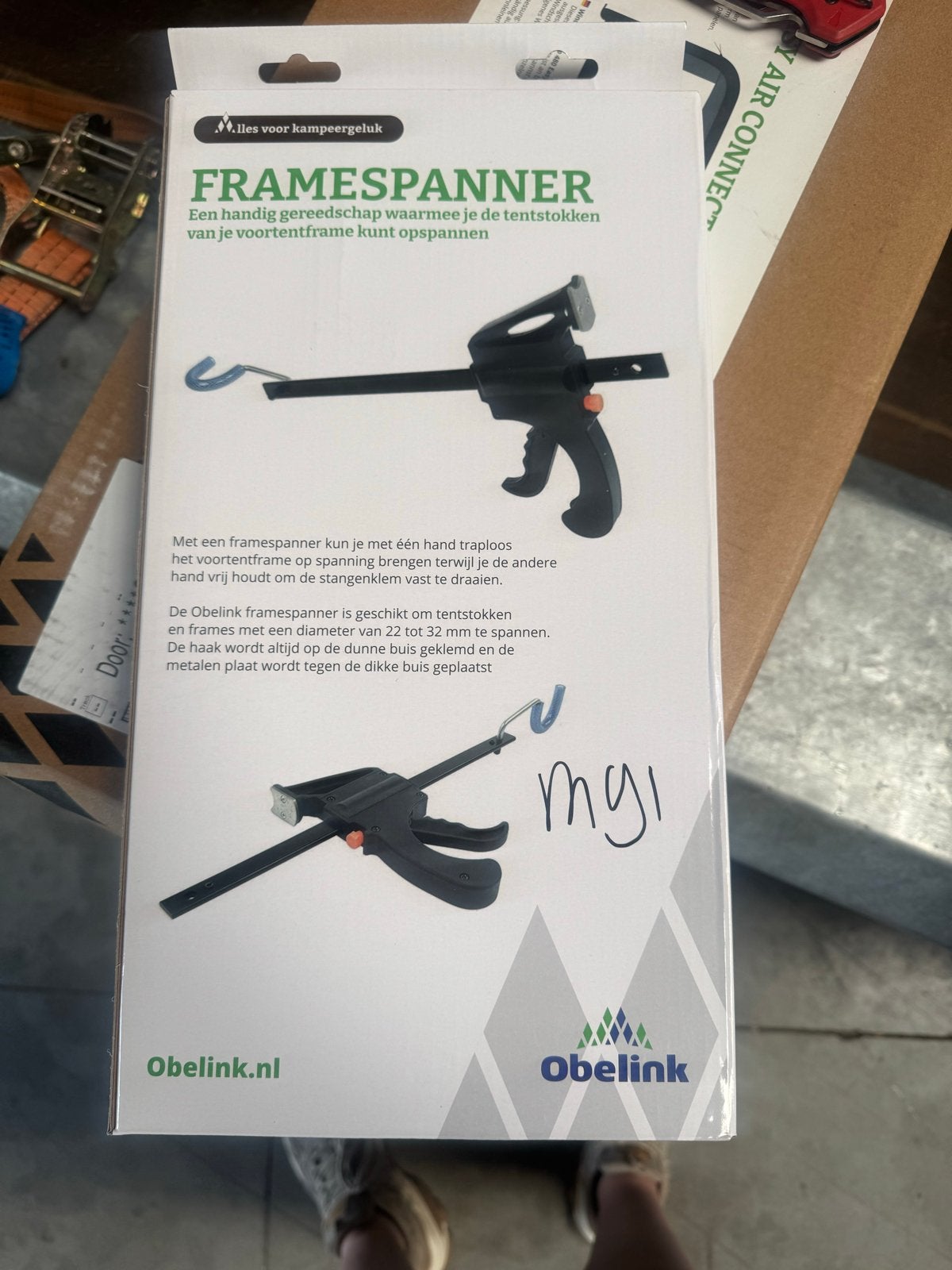 Obelink Framespanner voor voortentframe, O, O, O, Nieuw