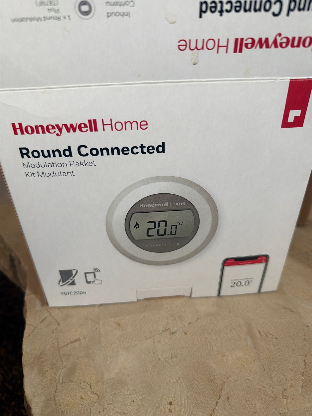 Honeywell Home Round Connected Slimme Thermostaat, Doe-het-zelf en Verbouw, Thermostaten, Ophalen of Verzenden, Slimme thermostaat