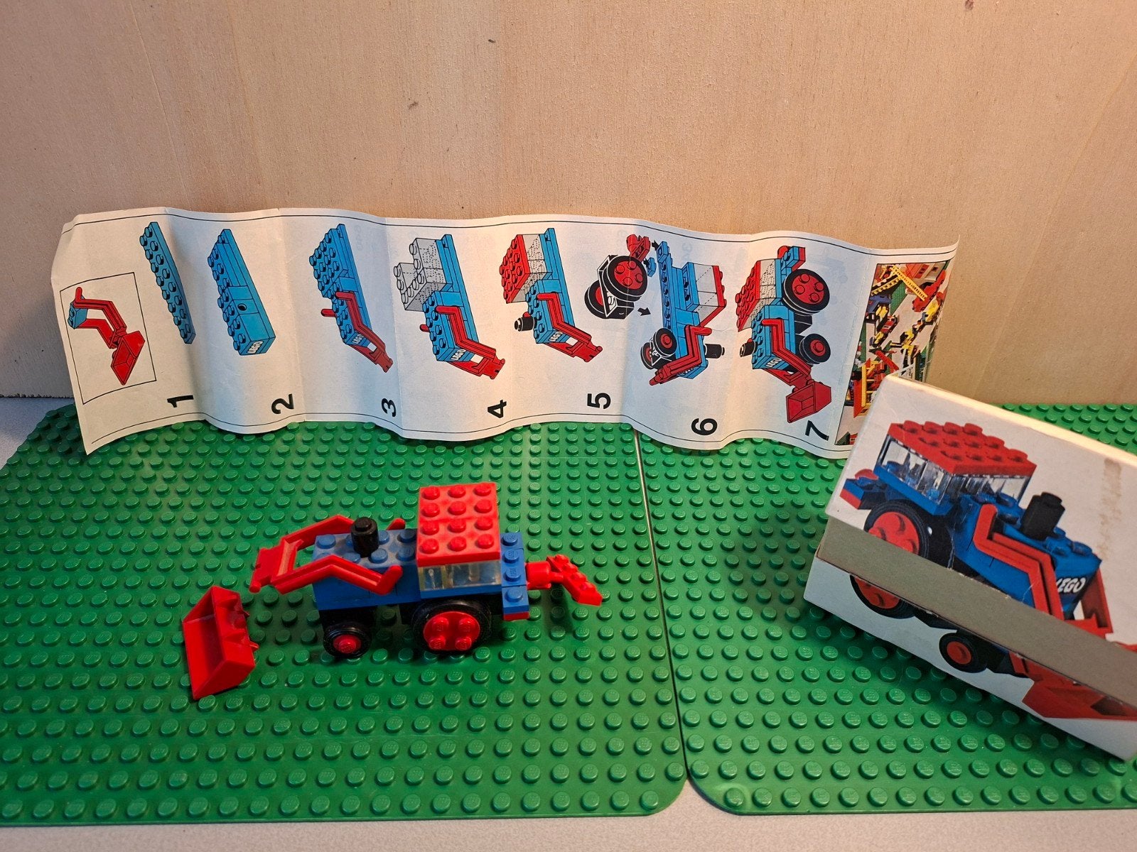 Vintage LEGO Legoland 601 Tractor met kapotte laadbak, Ophalen of Verzenden, Gebruikt