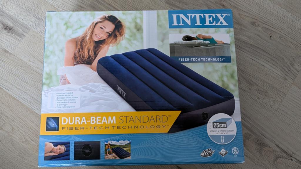 Nieuwe 1 persoons luchtbed Intex, Ophalen of Verzenden, Nieuw, 1-persoons