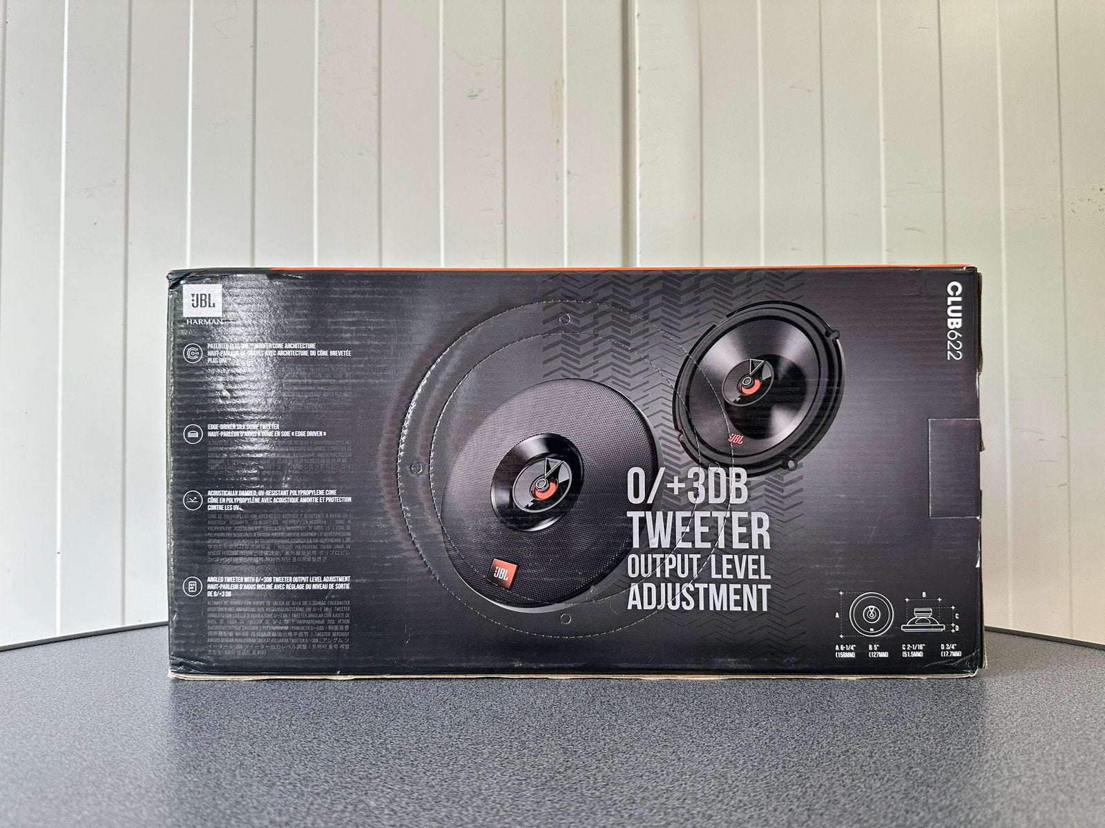 JBL Club 622 - Autospeakers - Ø 16.5 cm - 2-weg Coaxiaal, Ophalen of Verzenden, Zo goed als nieuw
