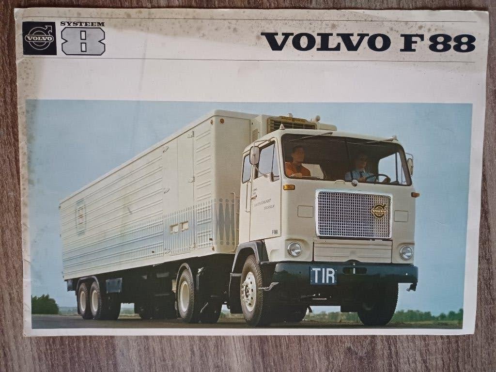 Volvo F88 brochure uit 1965, Verzenden, Gelezen, Volvo