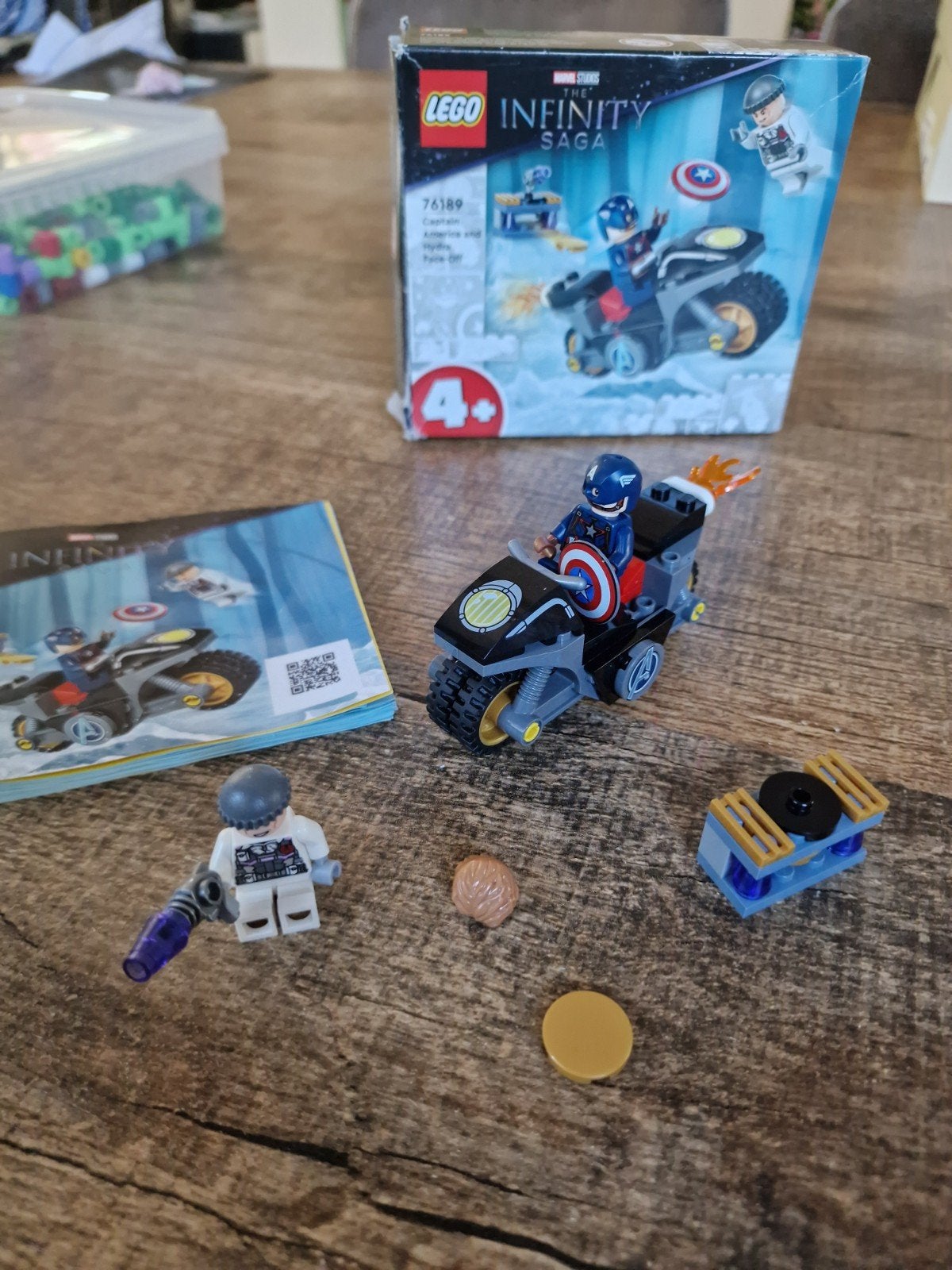 LEGO Marvel Captain America vs. Hydra (76189), Ophalen of Verzenden, Zo goed als nieuw