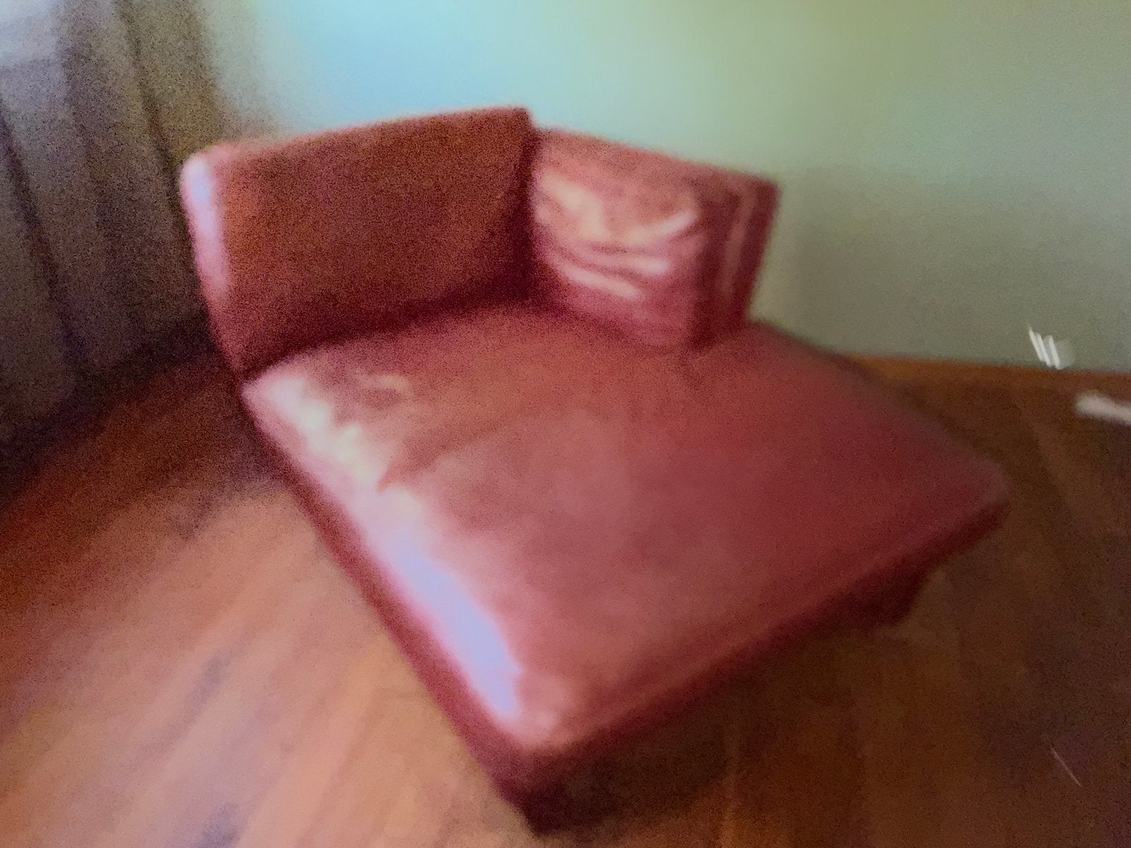 Chaise Longue bordeaux rood, Huis en Inrichting, Ophalen, Gebruikt, Eenpersoons, 125 tot 150 cm