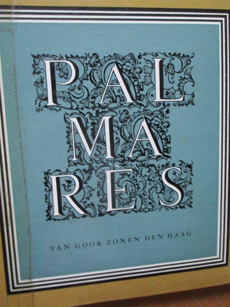 J.W. van der Walle "Palmares"; een Bundel Franse gedichten, Boeken, Ophalen of Verzenden, Gelezen, J. W. van der Walle, Non-fictie