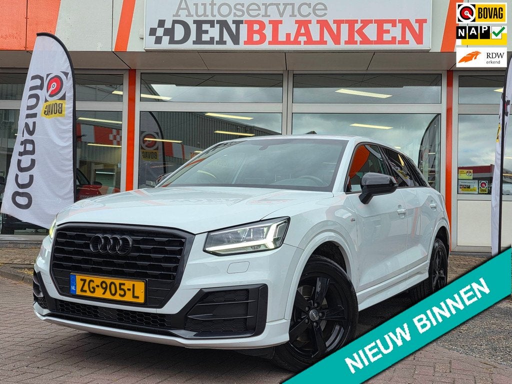 Audi Q2 35 TFSI 150pk CoD Sport S Line Automaat BJ.2019 / Na, Auto's, Audi, 4 cilinders, 150 pk, Bluetooth, Leder en Stof