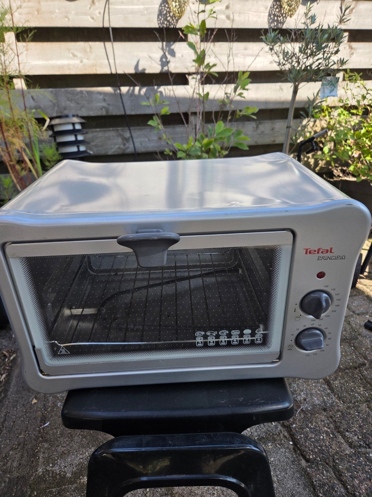 camping oven incl ovenschaal, Witgoed en Apparatuur, Ovens, Ophalen, Gebruikt, Minder dan 45 cm