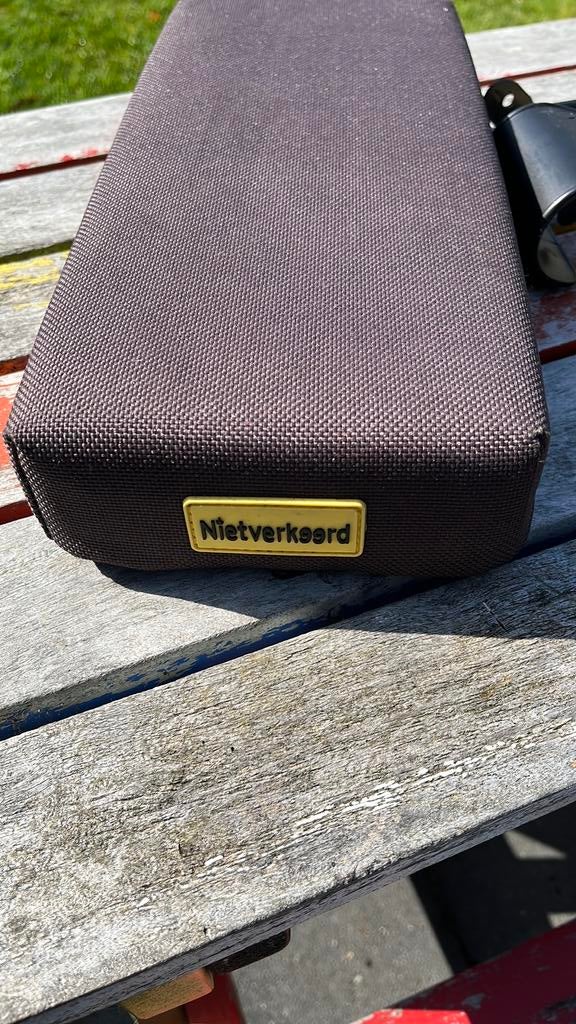 Kussen bagagedrager met toebehoren (Niet verkeerd), Ophalen, Zo goed als nieuw