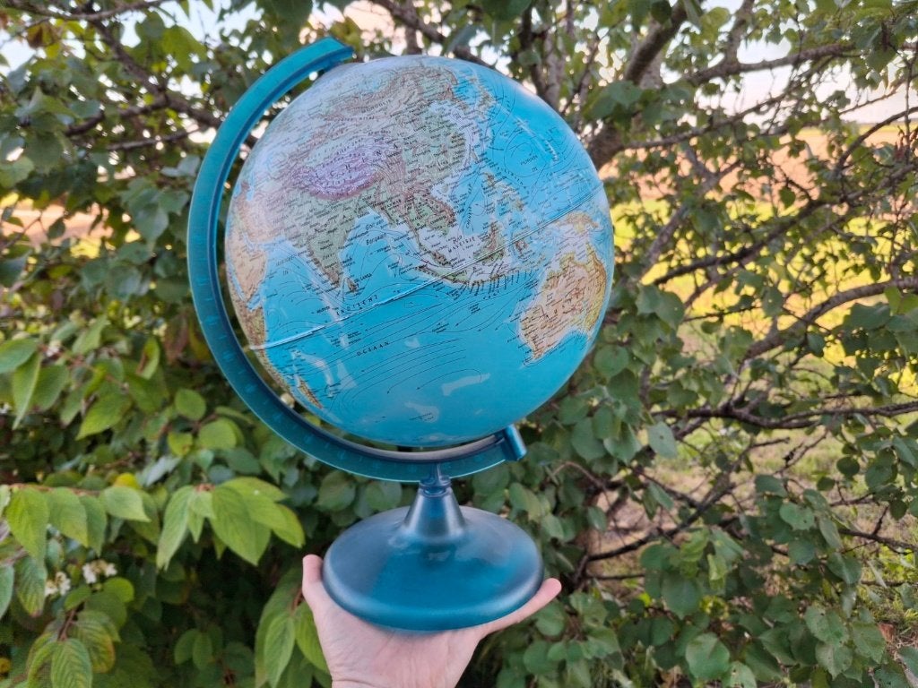 Wereldbol, globe, Ophalen of Verzenden
