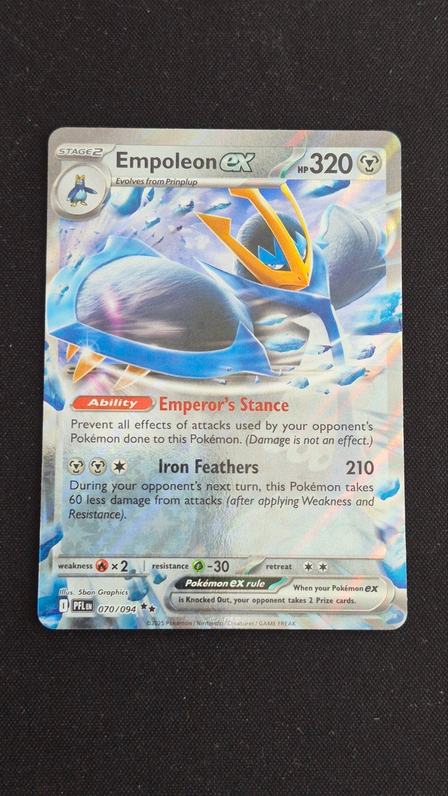 Empoleon ex 070/094 – Scarlet & Violet: Phantasmal Flames (2, Verzenden, Zo goed als nieuw, Losse kaart