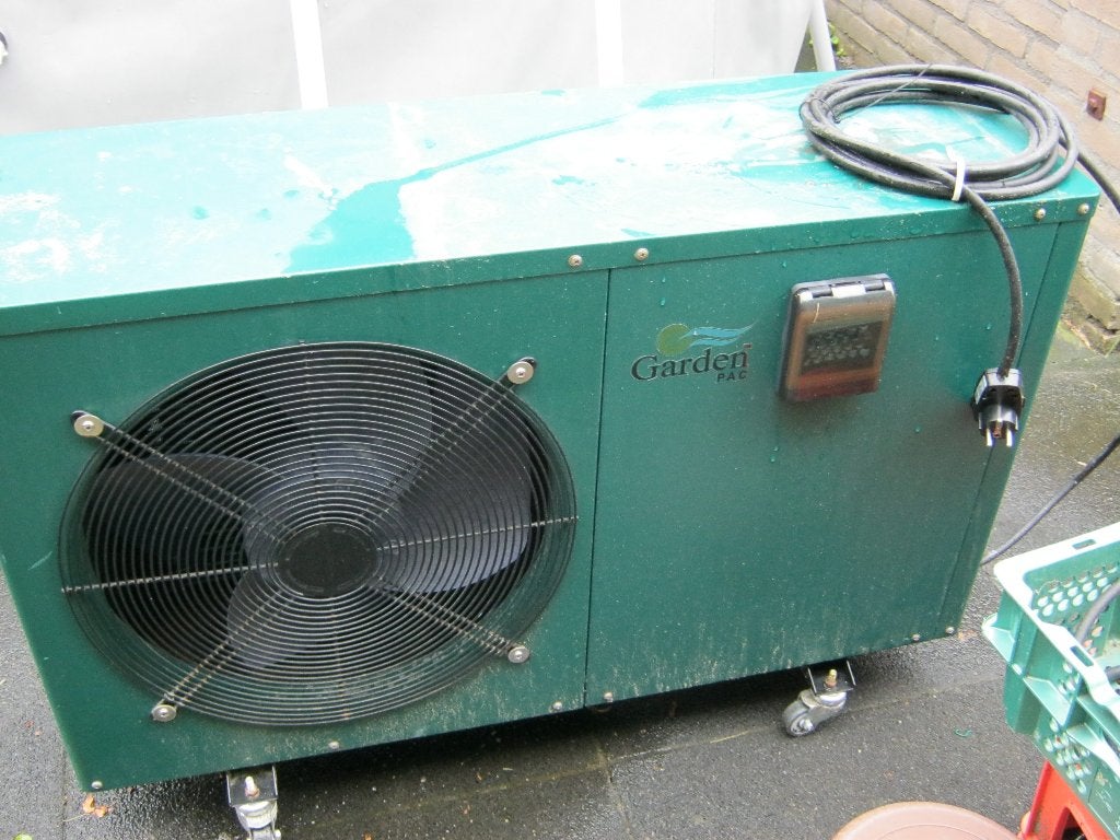 warmtepomp garden gp04, Doe-het-zelf en Verbouw, Verwarming en Radiatoren, Ophalen, Hoog rendement (Hr), Overige typen, Zo goed als nieuw