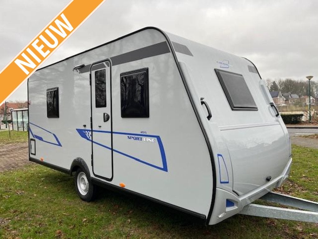 Caravelair Sport Line 455 2026 met gratis airco, Caravans en Kamperen, Rondzit, Bedrijf, 4 tot 5 meter, Caravelair