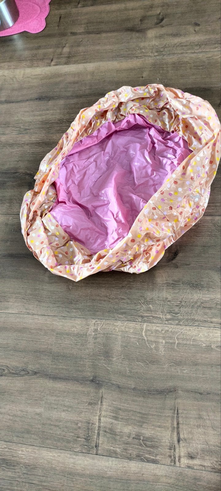 Opblaasbadje baby, Ophalen