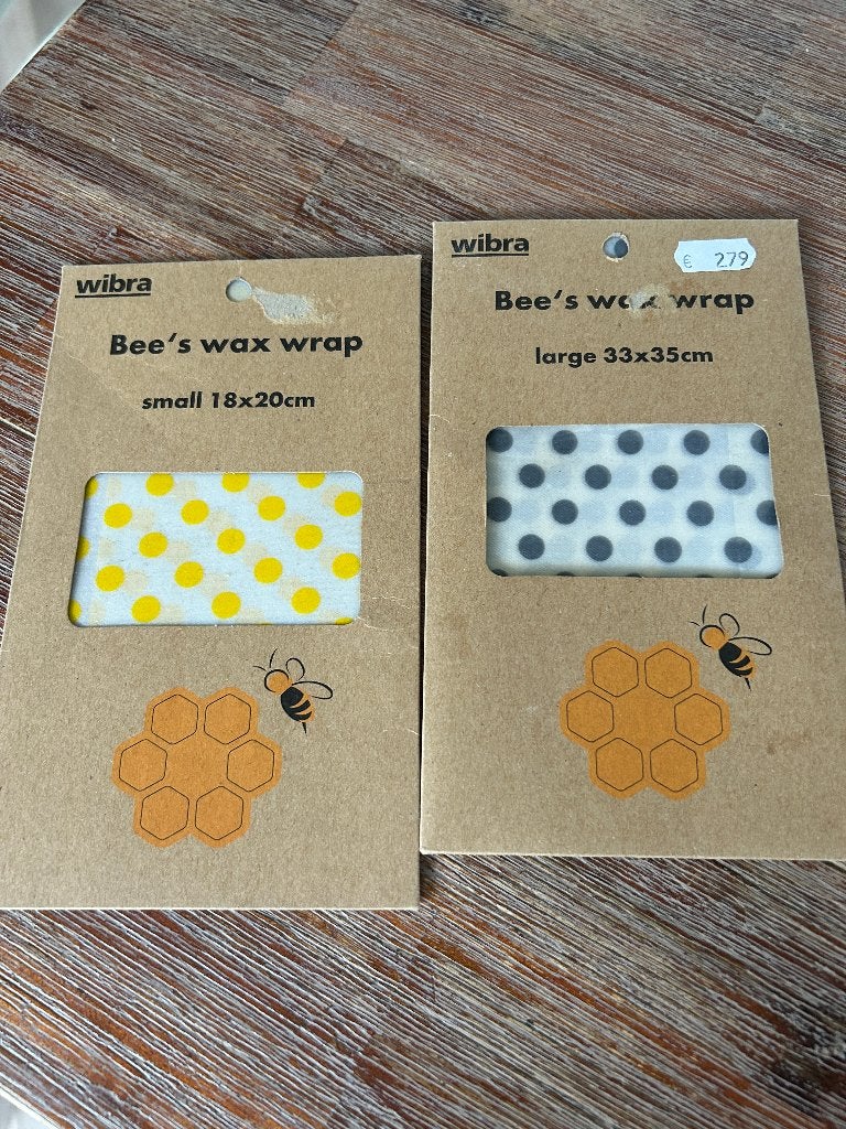 Wibra Bee's Wax Wrap - Groot en Klein, Overige typen, Nieuw, Ophalen of Verzenden, Natuurlijk materiaal