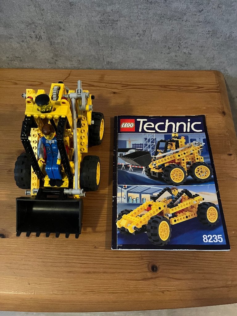 Lego 8235 Vintage Technic Shovel, Compleet, Gebruikt, Lego, Ophalen of Verzenden