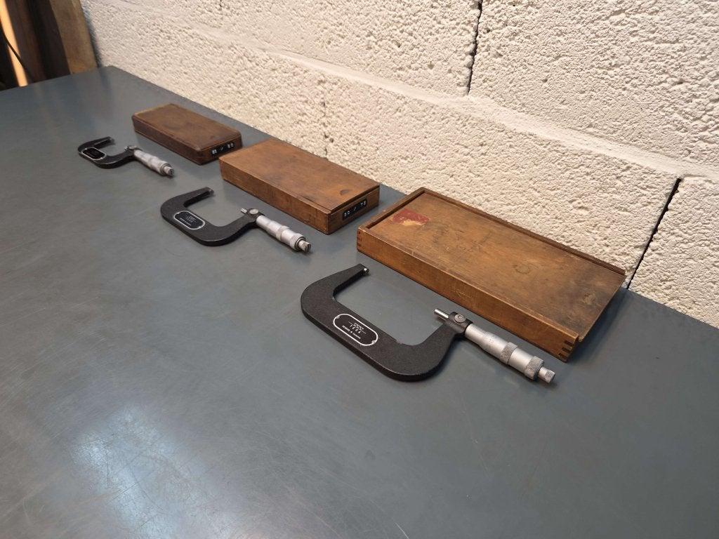 Tesa Micrometer 25 t/m 100mm , Schroefmaat buiten micrometer, Niet ingevuld, Gebruikt, Afstand, Niet ingevuld