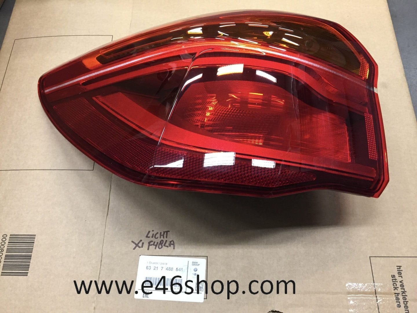 Achterlicht links BMW X1 F48 oe 63217488541 NIEUW ORG BMW, -, -, Nieuw, Ophalen of Verzenden