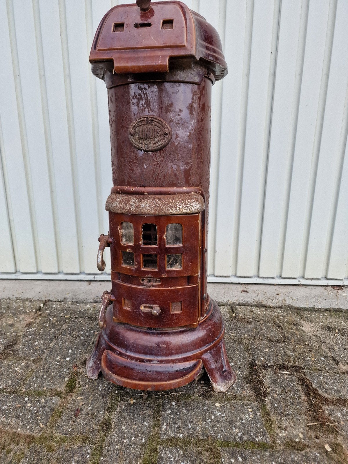 Antieke kachel, Ophalen, Gebruikt, Hout, Houtkachel