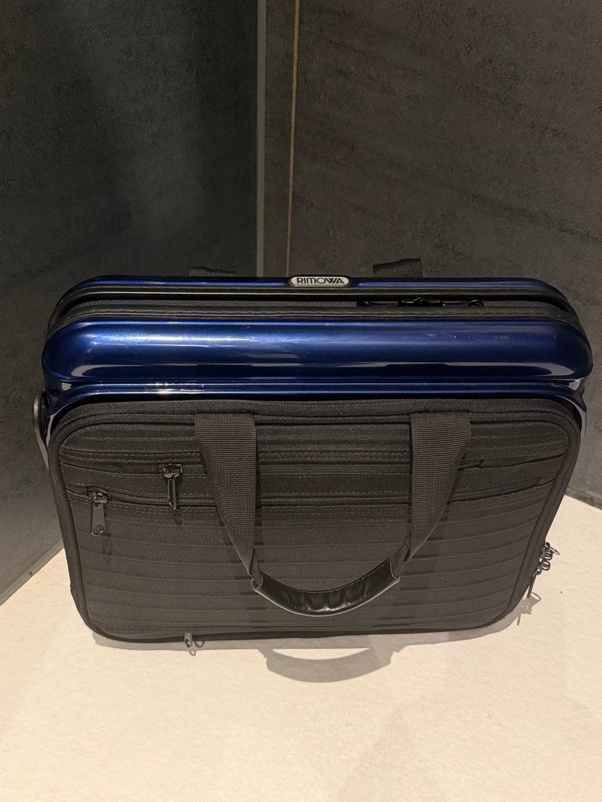 Rimowa Lufthansa Bolero Collection Laptoptas Blauw,, Hard kunststof, Minder dan 50 cm, Ophalen of Verzenden, Zo goed als nieuw