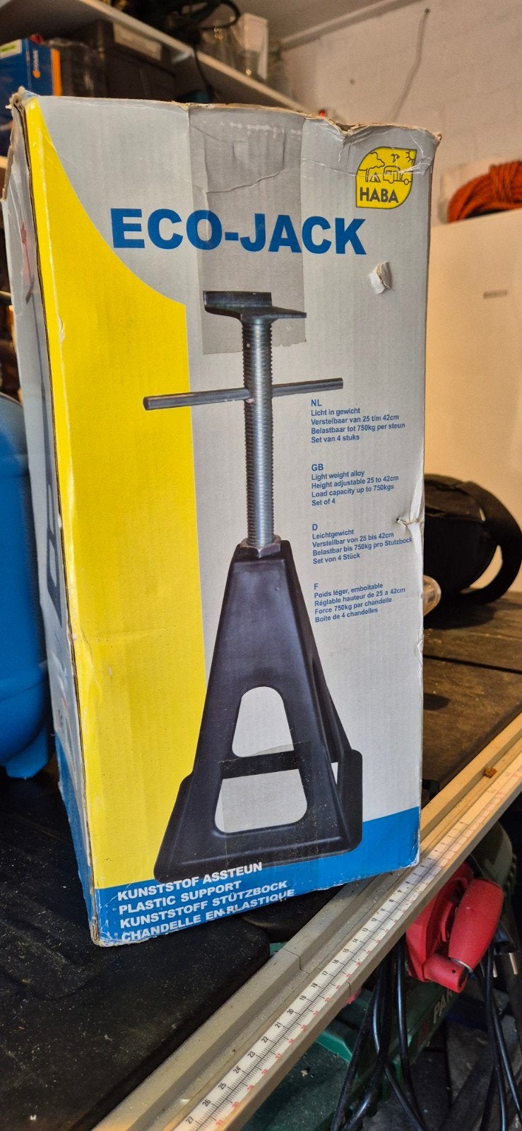 Nieuwe HABA ECO-JACK Kunststof Assteun (Set van 4), Auto diversen, Autogereedschap, Ophalen of Verzenden, Nieuw
